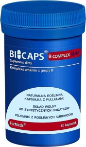 Bicaps B Complex MAX Kompleks witamin z grupy B 60 kapsułek ForMeds