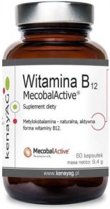Witamina B12 MecobalActice Metylokobalamina 500mcg 60 kapsułek kenayAG