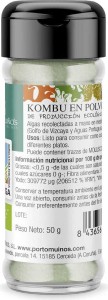 ALGI KOMBU SPROSZKOWANE BIO 50 g - PORTO MUINOS