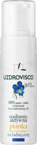 PIANKA DO TWARZY OCZYSZCZAJĄCA FIOŁEK 150 ml - UZDROVISCO