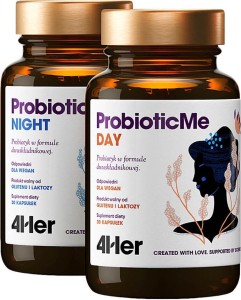 Probiotyk Day & Night podwójna formuła składników 60 kapsułek HealthLabs