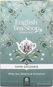 Herbata biała z cynamonem, matcha i imbirem 20x1,75g BIO 35 g English Tea Shop