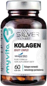 Kolagen Beauty Kolagen norweski 60 kapsułek MyVita Silver Pure