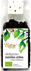 JAGODA LEŚNA SŁODZONA SOKIEM JABŁKOWYM BIO 100 g - BATOM