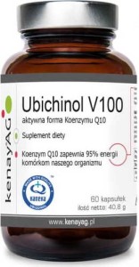 Ubichinol V100 koenzym Q10 100mg 60 kapsułek kenayAG