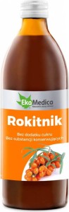 Rokitnik sok z owoców rokitnika 500ml EkaMedica