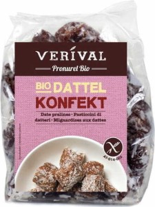 Praliny daktylowe bez glutenu 200g EKO Verival