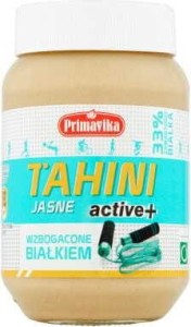 Tahini jasna z białkiem ACTIVE 470g Primavika