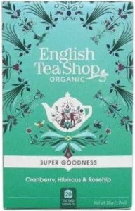 Herbatka ziołowa z hibiskusa z owocem dzikiej róży (20x1,75) BIO 35 g English Tea Shop
