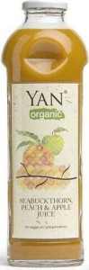 SOK Z ROKITNIKA Z BRZOSKWINIĄ I JABŁKIEM BIO 930 ml - YAN