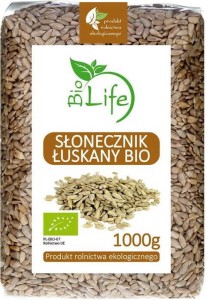 Słonecznik łuskany 1kg EKO Bio Life