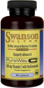 Witamina C z bioflawonoidami cytrusowymi PureWay-C 1000mg 90 tabletek SWANSON