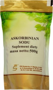 Askorbinian Sodu witamina C SD 500g STANLAB