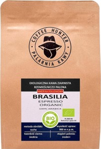 KAWA ZIARNISTA ARABICA 100 % BRAZYLIA FAIR TRADE BIO 250 g - COFFEE HUNTER