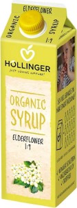 SYROP O SMAKU KWIATÓW CZARNEGO BZU BIO 1 L - HOLLINGER