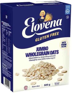 Płatki owsiane bezglutenowe Jumbo wholegrain oats 500g Elovena Provena