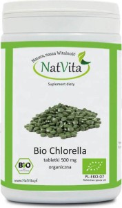 Bio chlorella 500mg 30g 60 tabletek NatVita