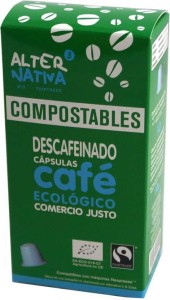 KAWA BEZKOFEINOWA ARABICA FAIR TRADE BIO 10 KAPSUŁEK DO NESPRESSO - ALTERNATIVA