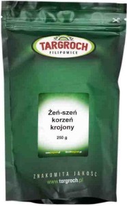 Żeń - szeń korzeń krojony 250g Targroch