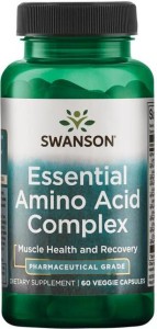 AjiPure Kompleks 9 aminokwasów AjiPure 9 Essential Aminos Formula 60 kapsułek SWANSON