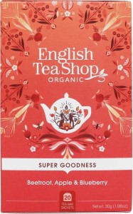 Herbatka ziołowa z burakiem, jabłkiem i owocem dzikiej róży 20x1,5 g BIO 30 g English Tea Shop