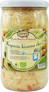 KAPUSTA KISZONA Z MARCHEWKĄ BIO 800 g - SĄTYRZ