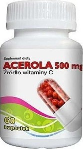 Acerola naturalna witamina C 500mg 60 kapsułek GorVita