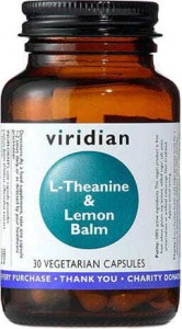 Teanina i ekstrakt z melisy L-Theanine & lemon balm 30 kapsułek Viridian
