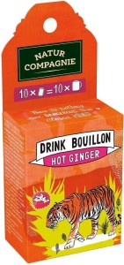 BULION W SASZETKACH DO PICIA Z IMBIREM BIO (10 x 5 g) - NATUR COMPAGNIE
