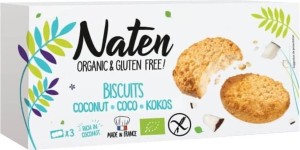 CIASTKA KOKOSOWE BEZGLUTENOWE BIO 150 g - NATEN