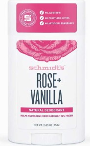 Dezodorant róża z wanillią sztyft 58 ml Schmidt's