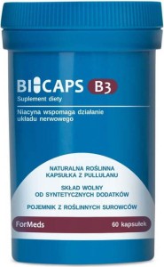 Bicaps Witamina B3 500mg 60 porcji 60 kapsułek ForMeds