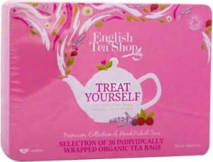 Zestaw herbatek Treat Yourself w ozdobnej puszce BIO 60 g English Tea Shop