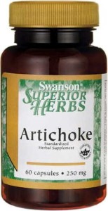 Karczoch 250mg Artichoke 60 kaps. SWANSON