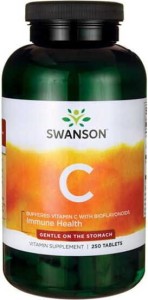 Witamina C buforowana l-askorbinian wapnia z bioflawonoidami Buffered C with bioflavonoids 1000mg 250 tabletek SWANSON