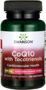 CoQ10 with 10mg Full-Spectrum Tocotrienols 60 kaps SWANSON