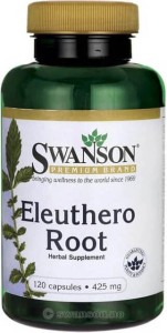 Eleuterokok kolczasty Eleuthero Root 425mg 120 kapsułek SWANSON