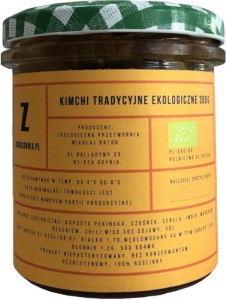 KIMCHI TRADYCYJNE BIO 300 g - ZAKWASOWNIA
