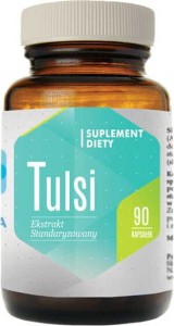 Wyciąg z liści bazylii azjatyckiej Tulsi ekstrakt standaryzowany 200mg 90 kapsułek Hepatica