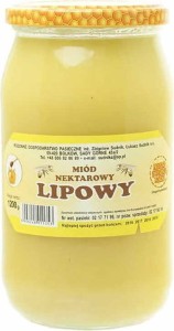 Miód lipowy nektarowy 1200g Rodzinna Pasieka Sudnik