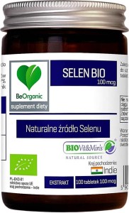 SELEN EKSTRAKT BIO 100 TABLETEK (100 mcg) - BE ORGANIC
