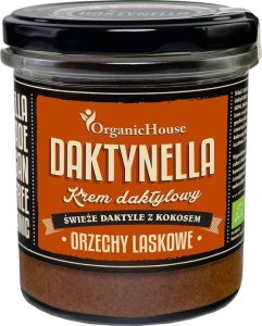 Daktynella orzechy laskowe - krem daktylowy BIO 280 g OrganicHouse