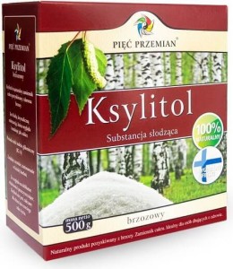 KSYLITOL (PUDEŁKO PAPIEROWE) 500 g – PIĘĆ PRZEMIAN