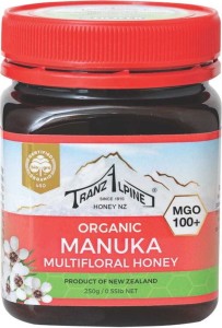 MIÓD MANUKA MGO 100+ BIO 250 g - TRANZALPINE