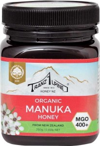 MIÓD MANUKA MGO 400+ BIO 250 g - TRANZALPINE
