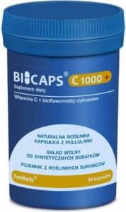 Bicaps Witamina C 1000 + bioflawonoidy cytrusowe 30 porcji 60 kapsułek ForMeds