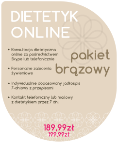 Dietetyk Online Pakiet Brązowy