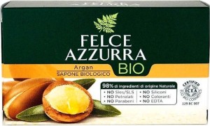 MYDŁO W KOSTCE OLEJEK ARGANOWY ECO 125 g - FELCE AZZURRA