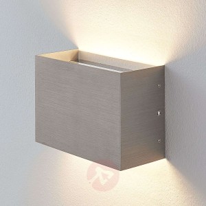 Kinkiet LED Samo, nikiel satynowany