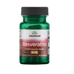 Resweratrol korzeń rdest japoński 50mg Resveratrol 30 kapsułek SWANSON